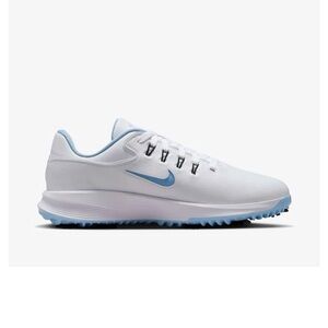Nike White and Light Blue Athletic Shoes
